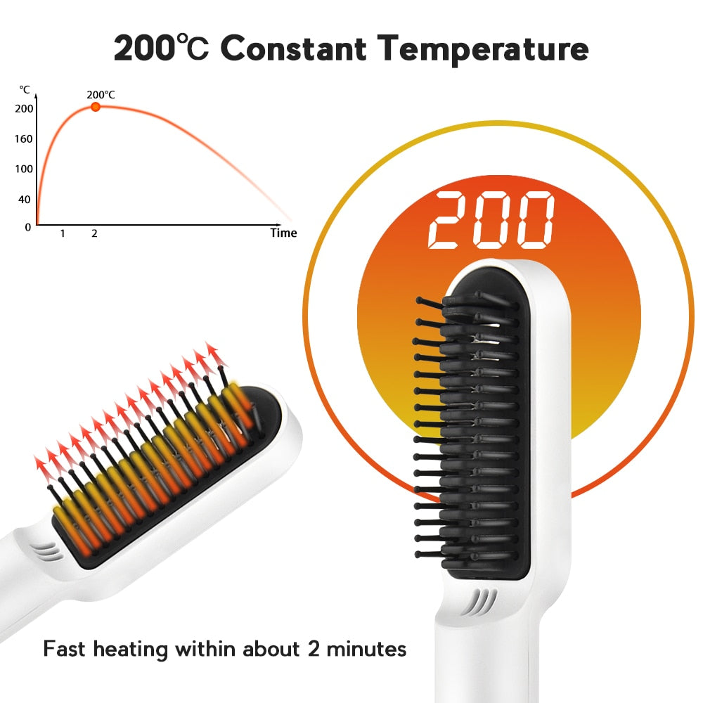 Wireless Hair Styling Comb