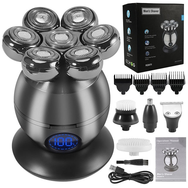 Kit Wet Dry Electric Shaver